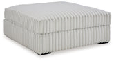 Stupendous - Oversized Accent Ottoman - Alloy