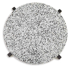 Tellrich - Accent Table - Black / White