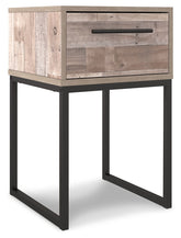 Neilsville - One Drawer Night Stand - Vinyl-Wrapped - Whitewash