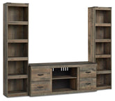 Trinell - 3-Piece Entertainment Center - Brown - Home Style Furniture