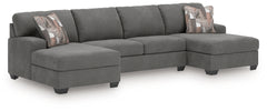 Newellen 3-Piece Sectional with Double Chaise