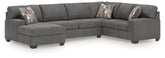 Newellen 3-Piece Sectional with Chaise