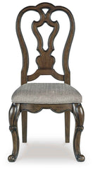 Maylee - Dining Upholstered Side Chair (Set of 2) - Dark Brown