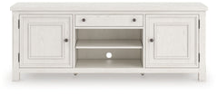 Robbinsdale - Extra Large TV Stand - Antique White