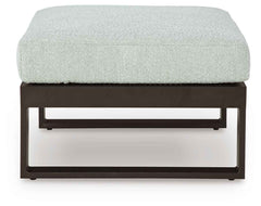 Beachloft - Ottoman With Cushion - Black / Gray
