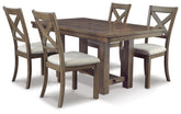 Moriville - Rectangular Dining Room Extension Table - Grayish Brown