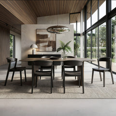 Bazul/Nicco - 7 Piece Dining Set - Mocha