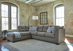 Pitkin - Left Arm Facing Corner Chaise 2 Pc Sectional - Slate