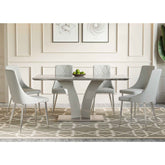Napoli/Devo - 7 Piece Dining Set - Gray