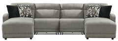 Colleyville 4-Piece Power Reclining Sectional with Chaise