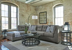 Pitkin - Left Arm Facing Corner Chaise 2 Pc Sectional - Slate