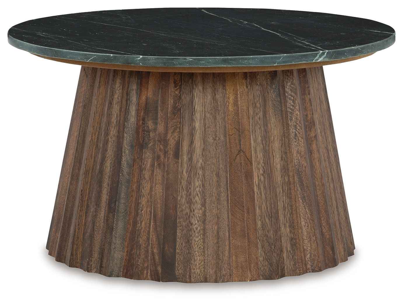Ceilby - Accent Cocktail Table - Black / Brown