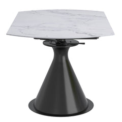 Calisto/Scarlet - 7 Piece Dining Set - White / Charcoal