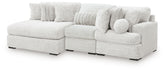 Cuddle Plush 3-Piece Sectional with Chaise