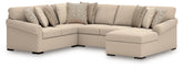 LadyMae 4-Piece Sectional with Chaise