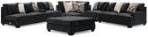 Lavernett 5-Piece Sectional and Ottoman
