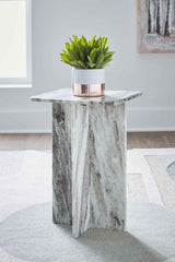 Keithwell - Square Accent Table - Gray