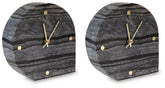 Janmour - Table Clock (Set of 2) - Black