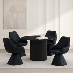 Tovas/Caprese - 5 Piece Dining Set - Black