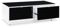 Gardoni - Rectangular Cocktail Table - White / Black