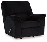 SimpleJoy - Rocker Recliner - Fabric - Onyx