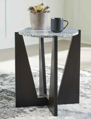 Tellrich - Accent Table - Black / White