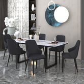 Gavin/Kash - 7 Piece Dining Set - Black