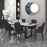 Gavin/Kash - 7 Piece Dining Set - Black