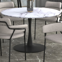 Zilo - Dining Table Large - Black / White