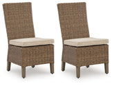 Laguna Heights - Side Chair With Cushion (Set of 2) - Beige
