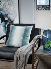 Elonwich - Pillow (Set of 4) - Teal / White