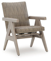 Cliff Trails - Rocking Arm Chair (Set of 2) - Beige