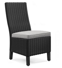 Beachcroft - Side Chair With Cushion (Set of 2) - Black / Light Gray