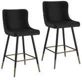 Xander - Counter Stool (Set of 2) - Black