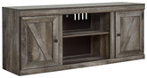 Wynnlow - LG TV Stand With Fireplace Option - Gray