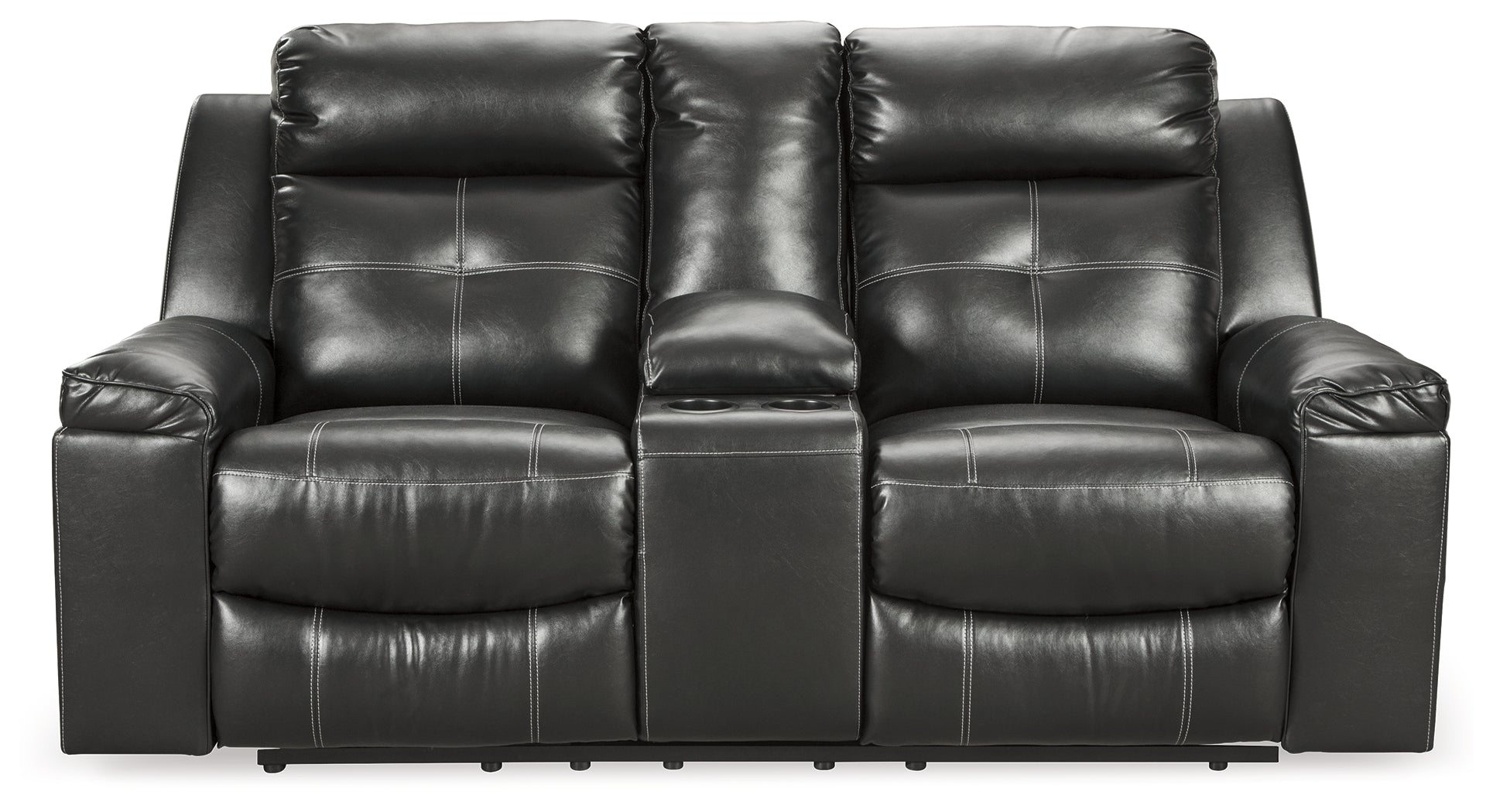Kempten Reclining Loveseat with Console Home Style Furniture Ltd