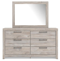 Broachmyn - Dresser And Mirror - Gray - Wood