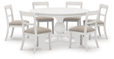 Greddinton - Round Dining Table Set