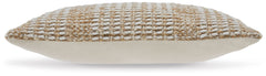 Hathby - Pillow (Set of 4) - Tan / White
