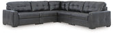 Brindley Pier - 5-Piece Sectional - Fog