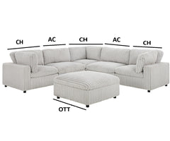 Colton Modular Sectional with Ottoman