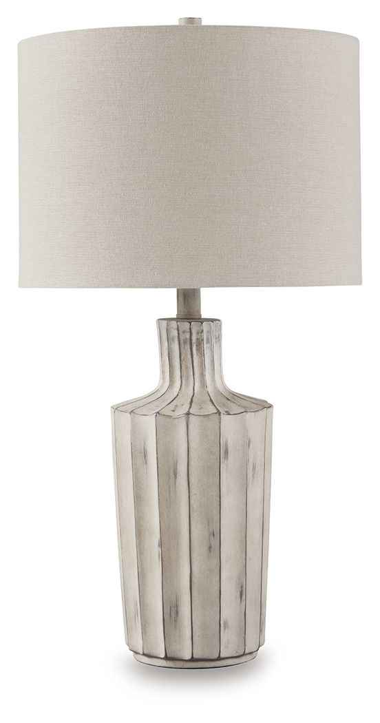 Imre - Poly Table Lamp - Distressed Brown
