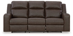 Lavenhorne - Rec Sofa W/Drop Down Table - Granite