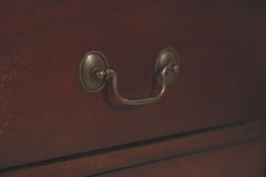 Alisdair - Two Drawer Night Stand - Reddish Brown