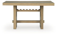 Lasinger - 5 Pc. - Counter Height Dining Table And 4 Barstools - Light Brown