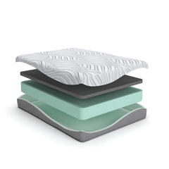8 Inch Bonnell Hybrid - Twin Mattress - White