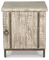 Laddford - Accent Cabinet - Shelf - Whitewash