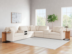 Modmax 7-Piece Balanced Sectional with Audio and Storage Consoles