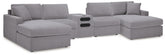 Modmax 5 Piece Sectional with Audio Console