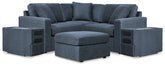 Modmax 5-Piece Sectional with Audio Console and Ottoman